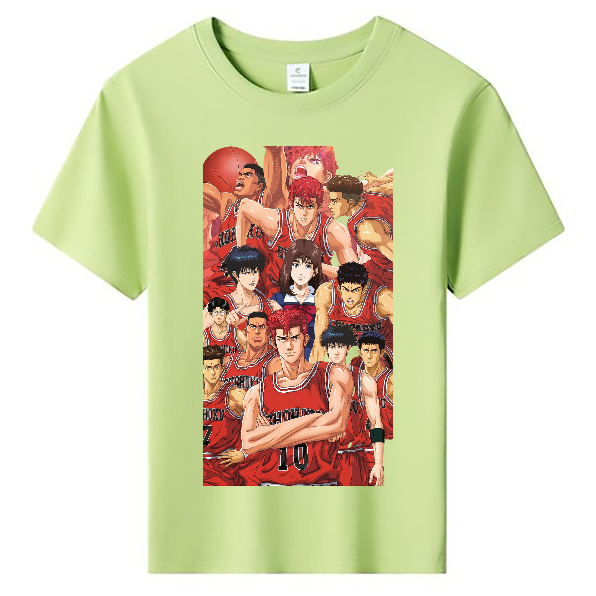 （画像用） SLAM DUNK／スラムダンク 綿100％キッズTシャツ（フロントプリント）